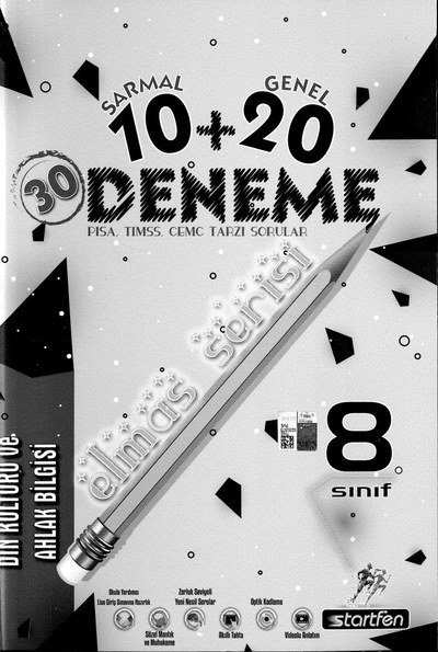 30 DENEME ELMAS SERİSİ DİN KÜLTÜRÜ VE AHLAK BİLGİSİ Panda Fotokopi & Baskı Merkezi