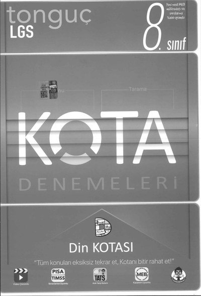 KOTA DENEMELERİ DİN KÜLTÜRÜ VE AHLAK BİLGİSİ Panda Fotokopi & Baskı Merkezi