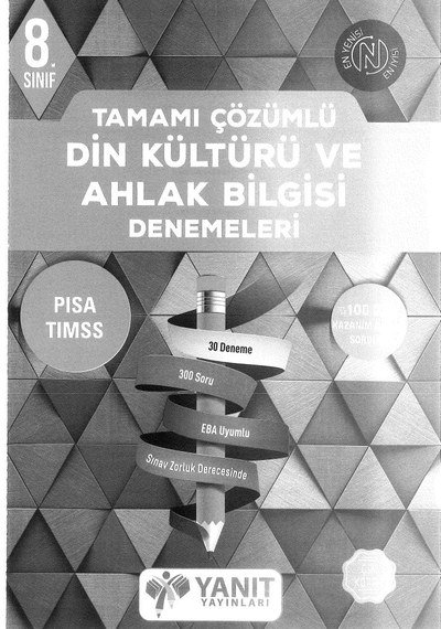 TAMAMI ÇÖZÜMLÜ DİN KÜLTÜRÜ VE AHLAK BİLGİSİ DENEMELERİ Panda Fotokopi & Baskı Merkezi