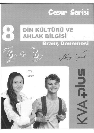 DİN KÜLTÜRÜ VE AHLAK BİLGİSİ BRANŞ DENEMESİ 6+6 CESUR SERİSİ Panda Fotokopi & Baskı Merkezi