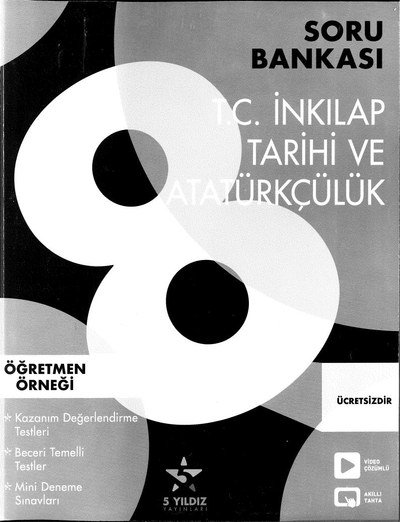 T.C. İNKILAP TARİHİ VE ATATÜRKÇÜLÜK SORU BANKASI Panda Fotokopi & Baskı Merkezi