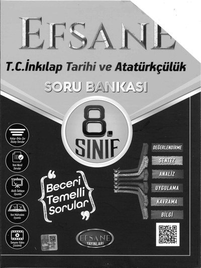 EFSANE T.C. İNKILAP TARİHİ VE ATATÜRKÇÜLÜK SORU BANKASI Panda Fotokopi & Baskı Merkezi