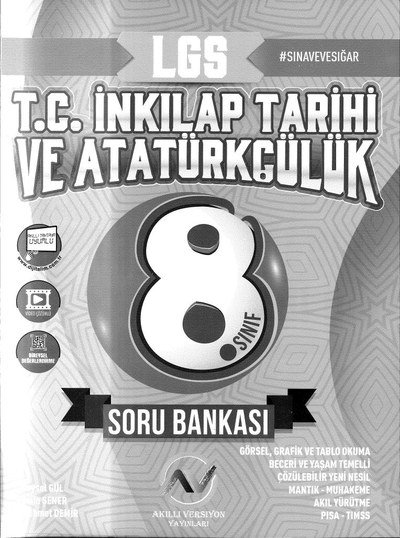 LGS T.C. İNKILAP TARİHİ VE ATATÜRKÇÜLÜK SORU BANKASI Panda Fotokopi & Baskı Merkezi