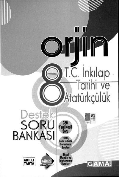 ORJİN T.C. İNKILAP TARİHİ VE ATATÜRKÇÜLÜK DESTEK SORU BANKASI