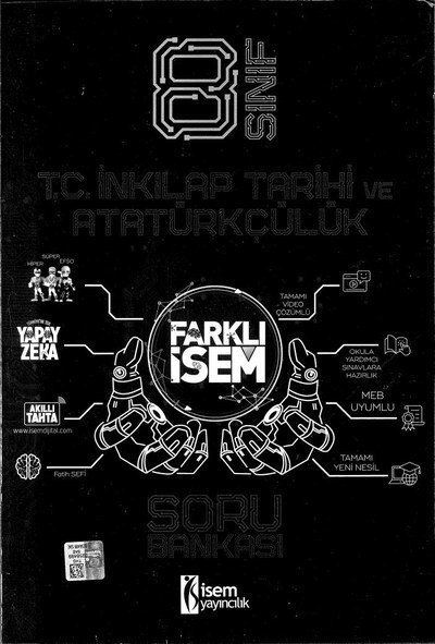 T.C. İNKILAP TARİHİ VE ATATÜRKÇÜLÜK FARKLI İSEM SORU BANKASI Panda Fotokopi & Baskı Merkezi