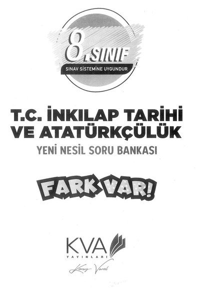 T.C. İNKILAP TARİHİ VE ATATÜRKÇÜLÜK YENİ NESİL SORU BANKASI Panda Fotokopi & Baskı Merkezi
