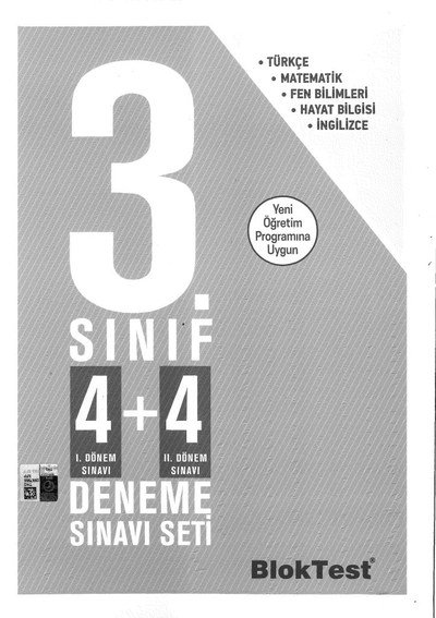 4+4 DENEME SINAVI SETİ Panda Fotokopi & Baskı Merkezi