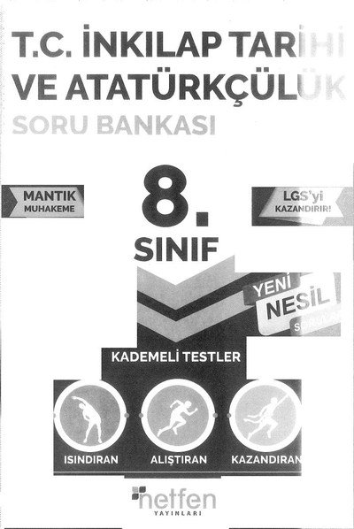 T.C. İNKİLAP TARİHİ VE ATATÜRKÇÜLÜK SORU BANKASI YENİ NESİL Panda Fotokopi & Baskı Merkezi