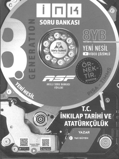 İNK SORU BANKASI ASF T.C. İNKILAP TARİHİ VE ATATÜRKÇÜLÜK FÖYLERİ Panda Fotokopi & Baskı Merkezi