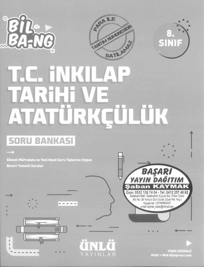 T.C İNKILAP TARİHİ VE ATATÜRKÇÜLÜK SORU BANKASI Panda Fotokopi & Baskı Merkezi