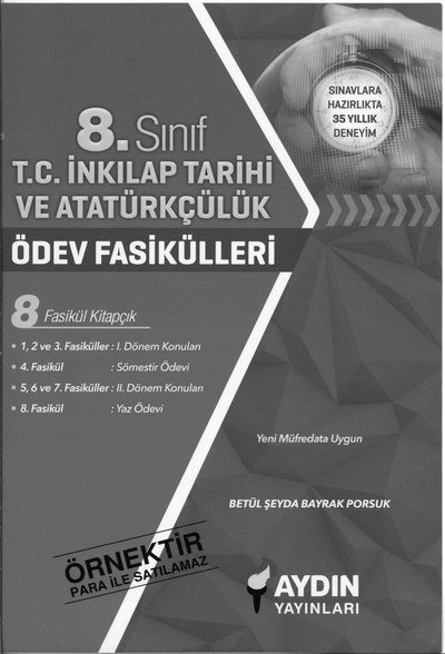 T.C. İNKILAP TARİHİ VE ATATÜRKÇÜLÜK ÖDEV FASİKÜLLERİ Panda Fotokopi & Baskı Merkezi
