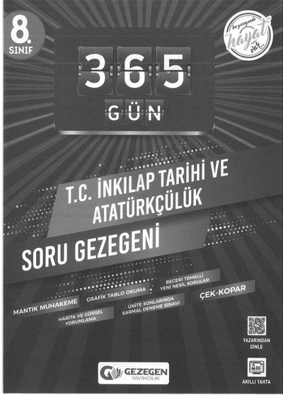 365 GÜN T.C. İNKILAP TARİHİ VE ATATÜRKÇÜLÜK SORU GEZEGENİ Panda Fotokopi & Baskı Merkezi