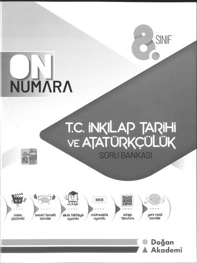 ON NUMARA T.C. İNKILAP TARİHİ VE ATATÜRKÇÜLÜK SORU BANKASI Panda Fotokopi & Baskı Merkezi