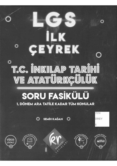 LGS İLK ÇEYREK T.C. İNKILAP TARİHİ VE ATATÜRKÇÜLÜK SORU FASİKÜLÜ