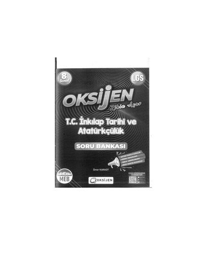 OKSİJEN T.C. İNKILAP TARİHİ VE ATATÜRKÇÜLÜK SORU BANKASI Panda Fotokopi & Baskı Merkezi