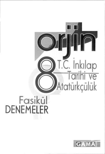 ORJİN T.C. İNKILAP TARİHİ VE ATATÜRKÇÜLÜK FASİKÜL DENEMELER Panda Fotokopi & Baskı Merkezi
