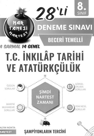 28'Lİ DENEME SINAVI T.C. İNKILAP TARİHİ VE ATATÜRKÇÜLÜK Panda Fotokopi & Baskı Merkezi