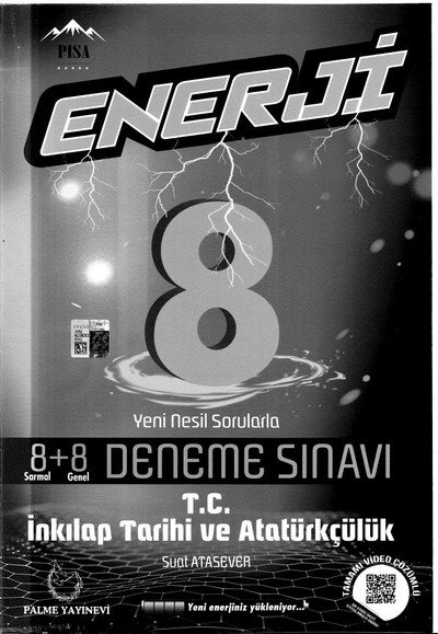 ENERJİ 8+8 DENEME SINAVI T.C. İNKILAP TARİHİ VE ATATÜRKÇÜLÜK