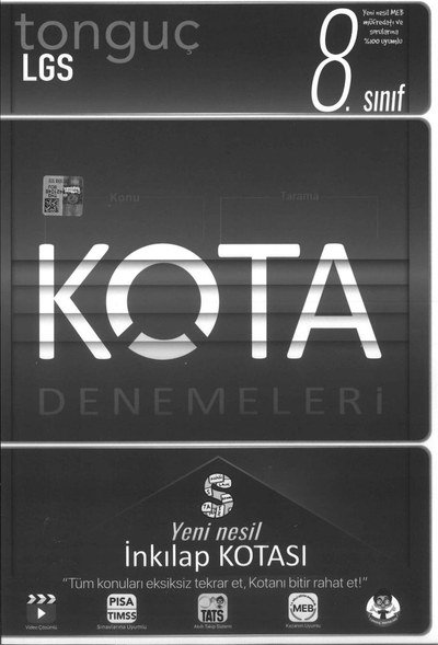 LGS KOTA DENEMELERİ YENİ NESİL İNKILAP KOTASI Panda Fotokopi & Baskı Merkezi