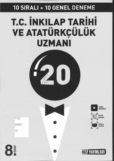 10 + 10 GENEL DENEME T.C. İNKILAP TARİHİ VE ATATÜRKÇÜLÜK UZMANI Panda Fotokopi & Baskı Merkezi