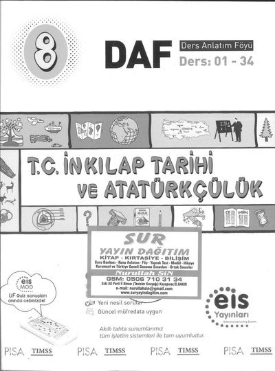 T.C. İNKILAP TARİHİ VE ATATÜRKÇÜLÜK DERS ANLATIM FÖYÜ