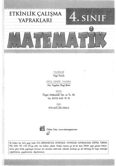 MATEMATİK Panda Fotokopi & Baskı Merkezi