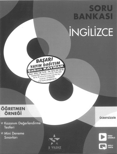 İNGİLİZCE SORU BANKASI Panda Fotokopi & Baskı Merkezi