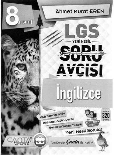 LGS YENİ NESİL SORU AVCISI İNGİLİZCE Panda Fotokopi & Baskı Merkezi