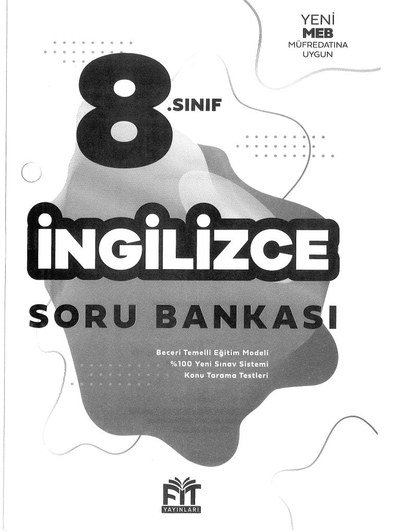 İNGİLİZCE SORU BANKASI Panda Fotokopi & Baskı Merkezi