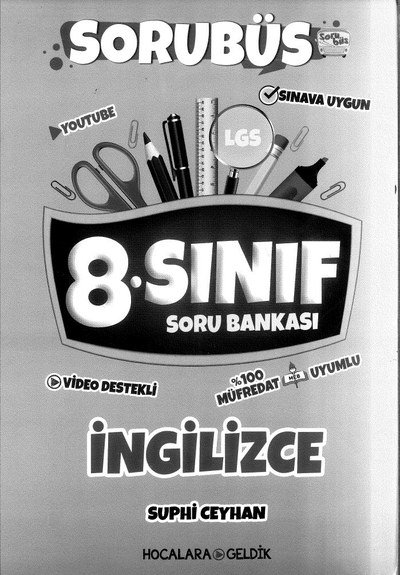 SORUBÜS İNGİLİZCE SORU BANKASI Panda Fotokopi & Baskı Merkezi