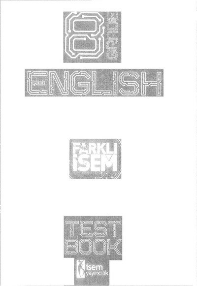 ENGLISH TEST BOOK FARKLI İSEM Panda Fotokopi & Baskı Merkezi