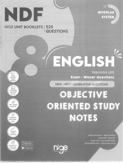 ENGLISH OBJECTIVE ORIENTED STUDY NOTES Panda Fotokopi & Baskı Merkezi