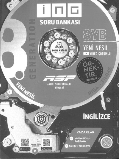İNG SORU BANKASI AKILLI SORU BANKASI FÖYLERİ Panda Fotokopi & Baskı Merkezi