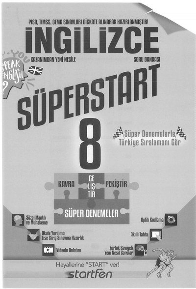 İNGİLİZCE SORU BANKASI SÜPERSTART