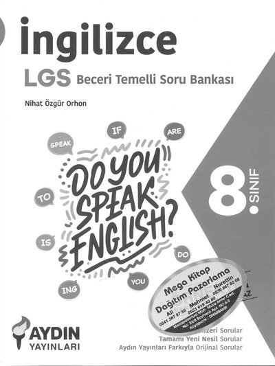 İNGİLZİCE LGS BECERİ TEMELLİ SORU BANKASI Panda Fotokopi & Baskı Merkezi