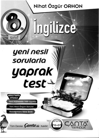 İNGİLİZCE YENİ NESİL SORULARLA YAPRAK TEST Panda Fotokopi & Baskı Merkezi