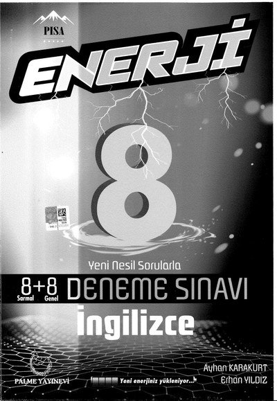 ENERJİ 8+8 DENEME SINAVI İNGİLİZCE