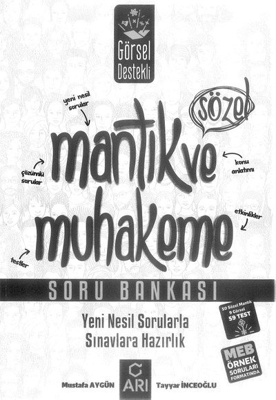 MANTIK VE MUHAKEME SORU BANKASI YENİ NESİL SORULARLA SINAVLARA HAZIRLIK Panda Fotokopi & Baskı Merkezi