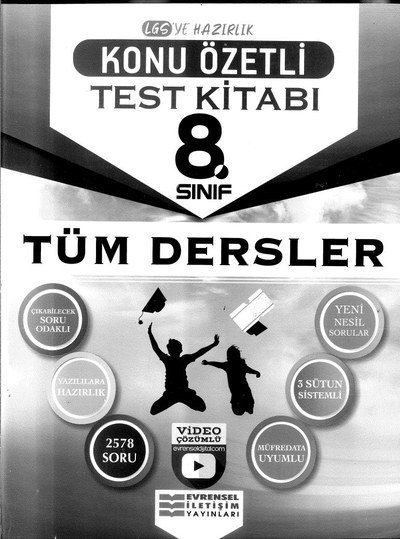 KONU ÖZETLİ TEST KİTABI TÜM DERSLER Panda Fotokopi & Baskı Merkezi