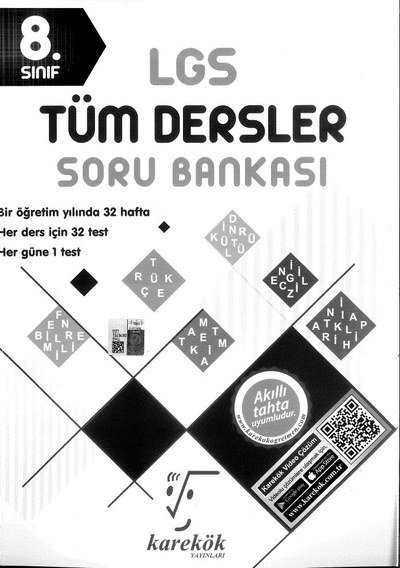 LGS TÜM DERSLER SORU BANKASI Panda Fotokopi & Baskı Merkezi