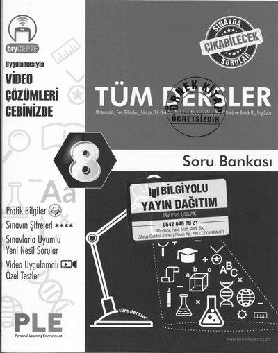 TÜM DERSLER SORU BANKASI Panda Fotokopi & Baskı Merkezi