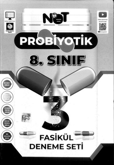PROBİYOTİK 3 FASİKÜL DENEME SETİ Panda Fotokopi & Baskı Merkezi