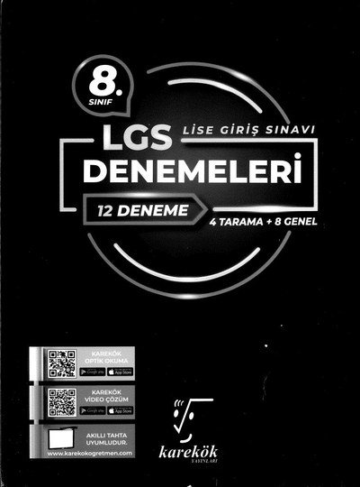 LGS DENEMELERİ 12 DENEME Panda Fotokopi & Baskı Merkezi