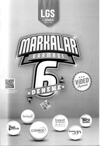 LGS 1. DÖNEM KONULARI MARKALAR KARMASI 6 DENEME Panda Fotokopi & Baskı Merkezi
