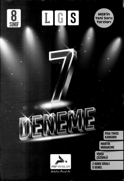 LGS 7 DENEME MEBİN'İN YENİ SORU TARZLARI Panda Fotokopi & Baskı Merkezi