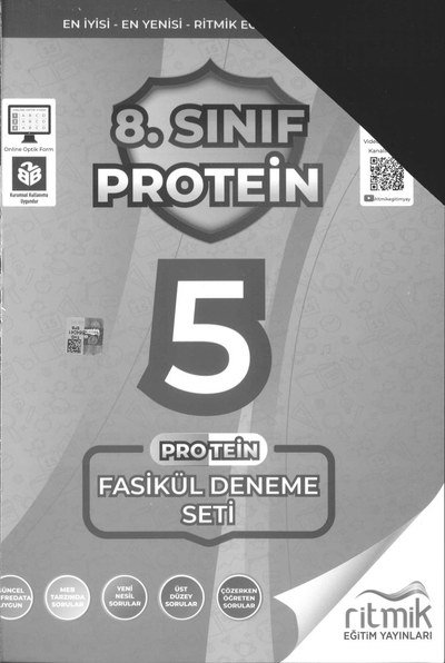 PROTEİN 5 FASİKÜL DENEME SETİ Panda Fotokopi & Baskı Merkezi
