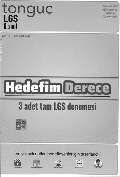 LGS HEDEFİM DERECE 3 ADET TAM LGS DENEMESİ Panda Fotokopi & Baskı Merkezi