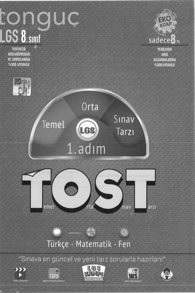 LGS TOST 1. ADIM TEMEL ORTA SINAV TARZI
