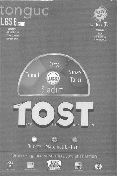 LGS TOST 3. ADIM TEMEL ORTA SINAV TARZI