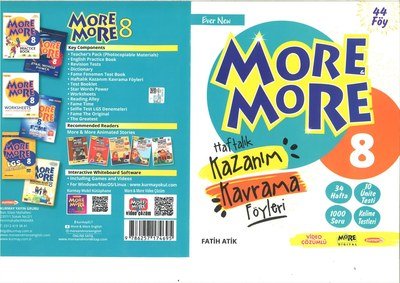 MORE MORE HAFTALIK KAZANIM KAVRAMA FÖYLERİ 34 HAFTA Panda Fotokopi & Baskı Merkezi